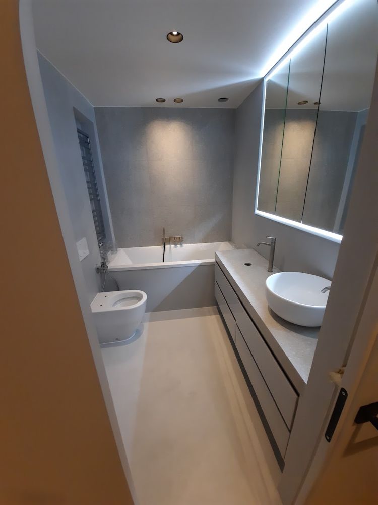 Salle de bain, éclairage LED – EDILSYSTEM